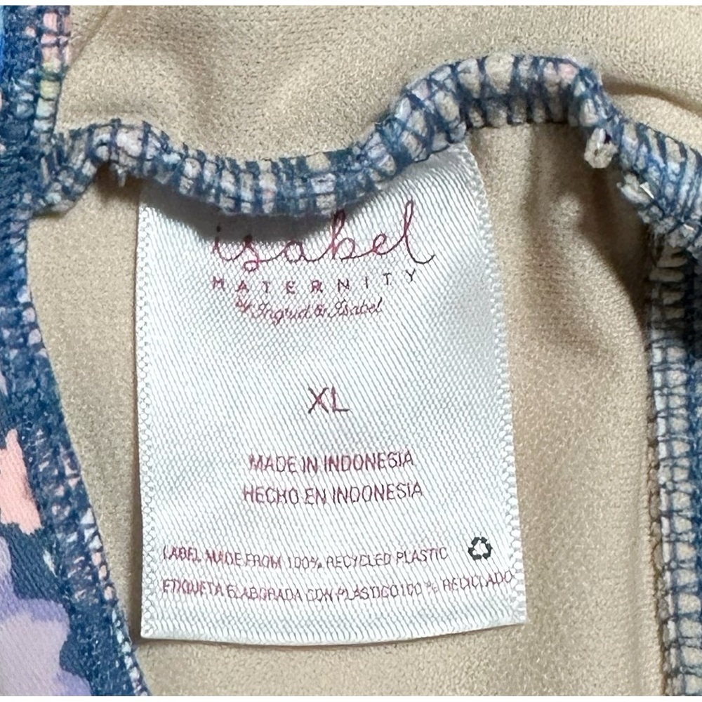 Wrap Front Halter One Piece Maternity Swimsuit - XL - Picture 4 of 5
